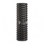 Ролик массажный для йоги INDIGO PVC IN268 Черный 14*45 см
