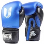 Перчатки боксерские JABB JE-4075 сине/черные кожа